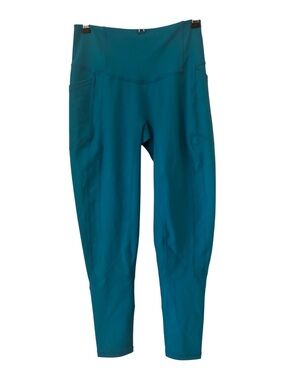 Til You Collapse Teal High-Waist Leggings